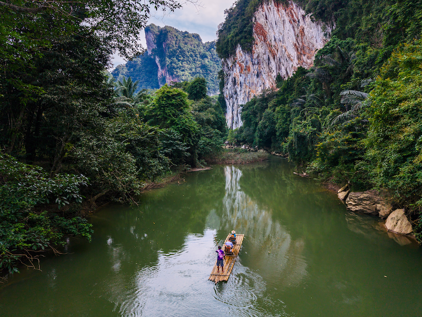 Bamboo Rafting